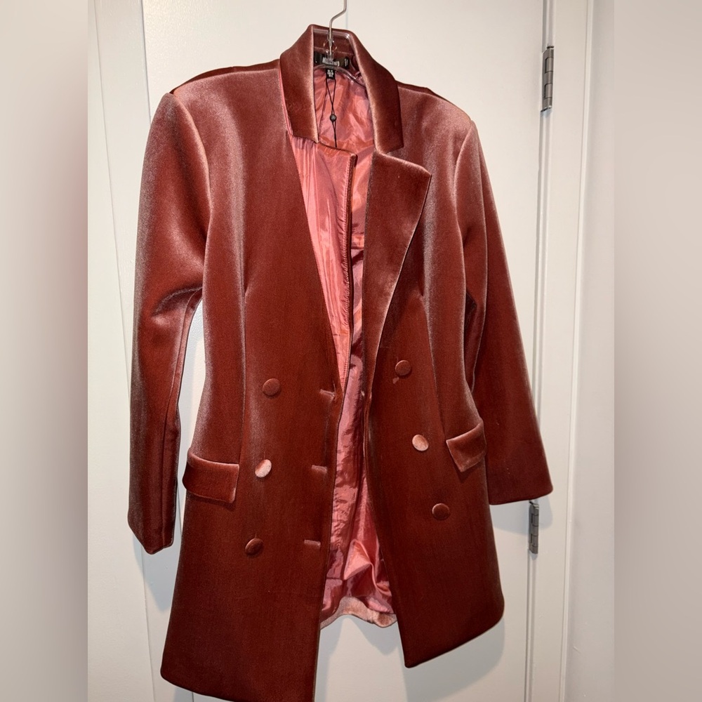 Misguided velvet jacket